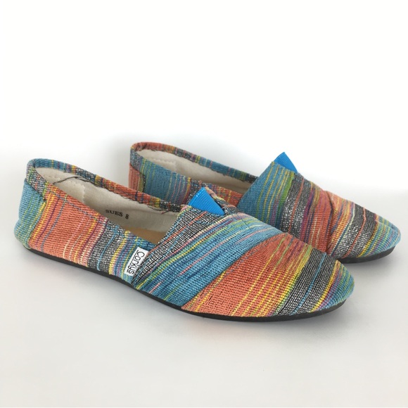 Corkys Shoes Corkys Multicolored Flats Woven Comfort Textile Slip